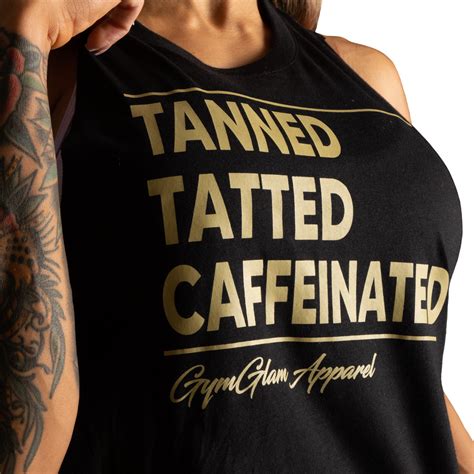 Better Bodies Tanned Tatted Caffeinated Tank In Collaboration With