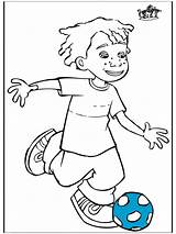 Voetbal Junge Jungen Fussball Jongen Kleurplaten Menino Nukleuren Terug Beker Ideeen Fotball Publicité Advertentie Annonse Publicidade sketch template