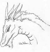 Smaug Hobbit Coloriages sketch template