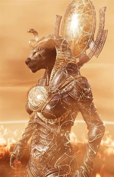 lion goddess the warrior goddess sekhmet shown with her sun disk