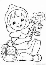 Coloring4free Little Red Hood Riding Coloring Printable Pages Related sketch template