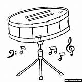 Drum Drums Snare Kolorowanki Instrumenty Werbel Muzyczne Kids Percussions Darmowe Coloringhome sketch template