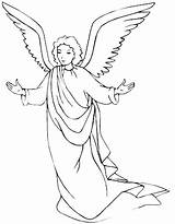 Angel Coloring Gabriel Clipart Pages Printable Kids Archangel Church Color Book Sheet Clip Cliparts Getdrawings Clipground Search Print Library Getcolorings sketch template