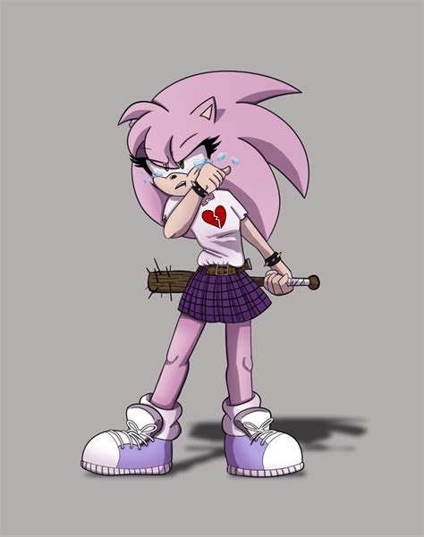 rosy the rascal anti amy redesign by raddybro sonicthehedgehog