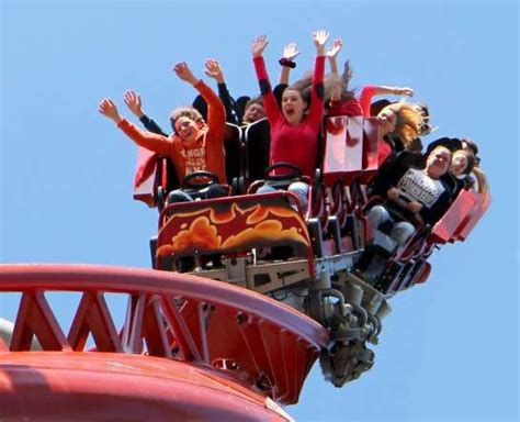sky scream roller coaster at holiday park in hassloch