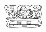 Colorare Mayan Disegno Glyphs Coloriage Simbolo Educima Schulbilder Glyph Ausmalbilder Educolor Abbildung Herunterladen Afbeelding sketch template
