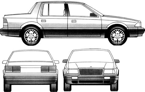 chrysler saratoga sedan blueprints  outlines