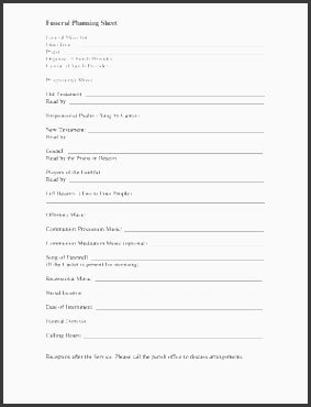 funeral planning checklist sampletemplatess sampletemplatess
