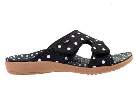 Spenco Kholo Polka Dot Womens Orthotic Slide Sandal