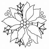Poinsettia Coloring Christmas Flower Drawing Outline Pages Beautiful Color Printable Getdrawings Patterns Visit Flowers Tsgos Paintingvalley Luna Wreaths sketch template