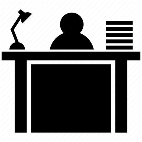 bureau desk drawer office desk office table icon