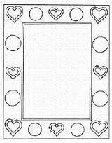 Coloring Frames Kids Pages Printable Frame Google Flower Heart Family Cartoon Search Borders Visit Coloringpages sketch template