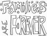 Family Coloring Pages Quote Getcolorings Colorin Print sketch template