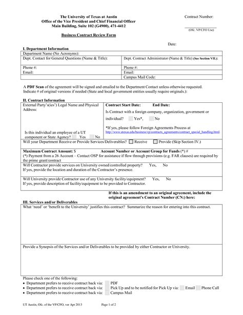 business contract review form format templates  allbusinesstemplatescom