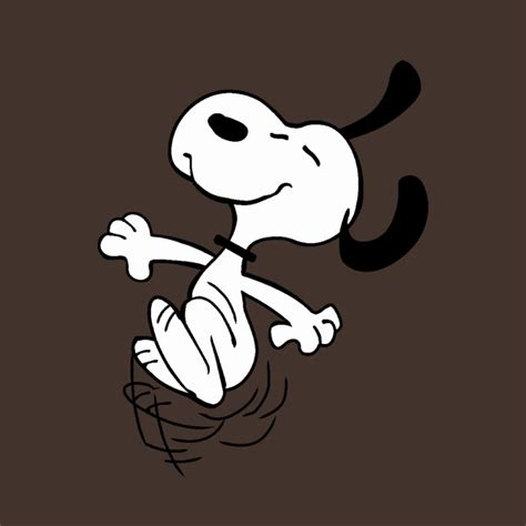 snoopy  happy snoopy pillow teepublic