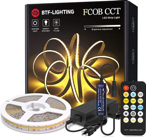 btf lighting fcob  cct  kit flexible high density ledm ft rf dimmable controller