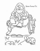 Jesus Coloring Loves Colorig Pages Color Colorluna Kids sketch template