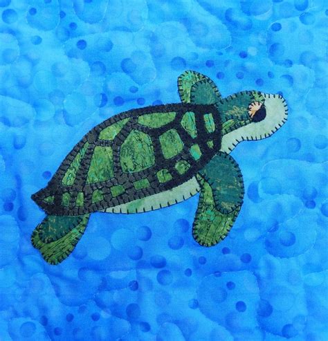 sea turtle  quilt block pattern sea turtle quilts animal quilts