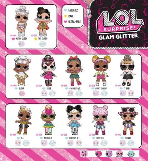 lol surprise glam glitter series guide lotta lol lol dolls glam