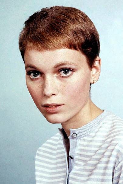 50 most iconic hairstyles ever short hair styles mia farrow