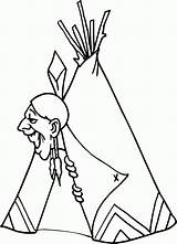 Ausmalbilder Indianer Indians sketch template