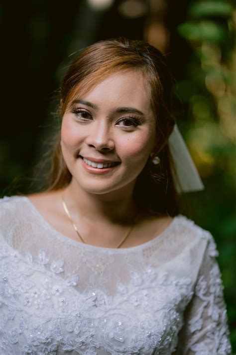 eleena harris pre wedding malay wedding dress  white dress