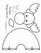 Moose Template Crafts Preschool Printable Animal Patterns Kids Animals Search Muffin Give If Writing Masks Trait Morris Goes Character School sketch template