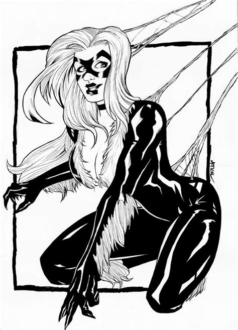 comic book art black cat nude pussy pics superheroes