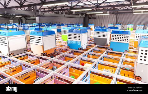 fully automated warehouse  res stock photography  images alamy