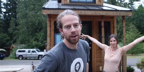 Tall Couple Tries Living In A Tiny Home Tiny House Couples Live Simply