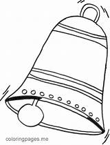 Coloring Bell Sketch Popular Church sketch template