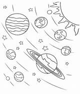 Coloring Solar System Planets Pages Sheet Kids Printable Activity sketch template