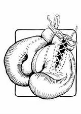 Boxing Coloring Gloves Pages Getcolorings Color Printable sketch template