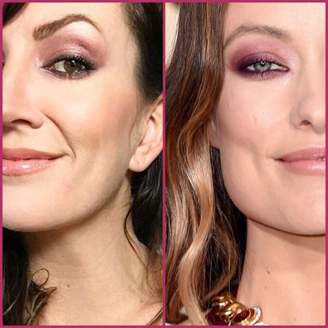 Recreating Olivia Wilde S Golden Globe Maroon Eye Makeup