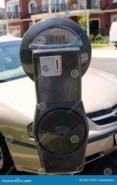 parking meter  car stock image image  limit reserve