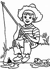 Fishing Coloring Pages Kids Boy Pole Clipart Kid Disney Print Color Clipartbest Printable Getcolorings Utah Cliparts sketch template