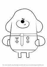 Duggee Hey Draw Drawing Step Coloring Enid Oua Birthday Cartoon Kids Colouring Pages Learn Paint Hé Visit Drawingtutorials101 Tutorial Color sketch template