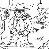 Pages Western Coloring Theme Getcolorings sketch template