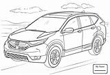 Crv Colorare Voiture Printable Civic Odyssey S2000 Supercoloring sketch template