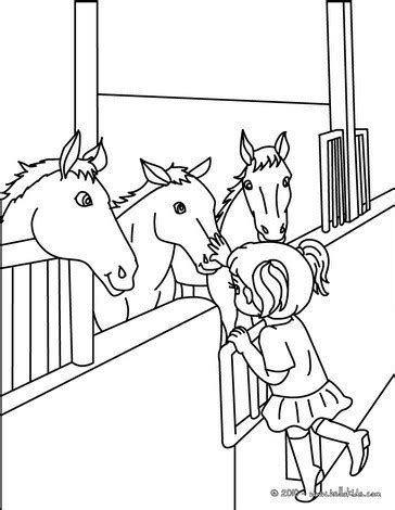 horses  stable coloring pages hellokidscom