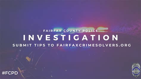 Fairfax County Police On Twitter Detectives Investigating Reston