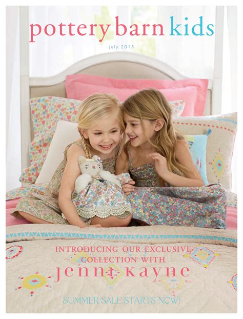 pottery barn kids pbk july  page