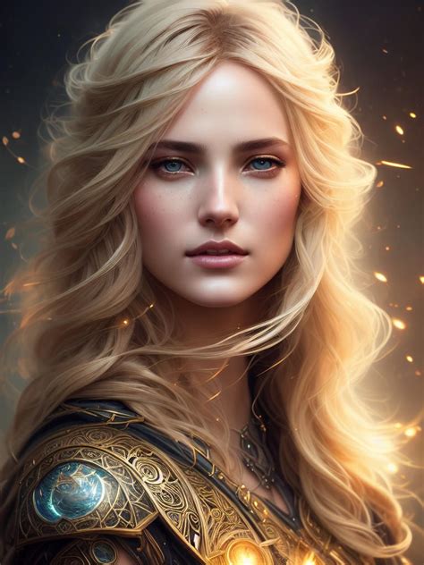 Rpg 40 An Goddess With Blonde Hair And Lightnings By Jaredsyn On Deviantart