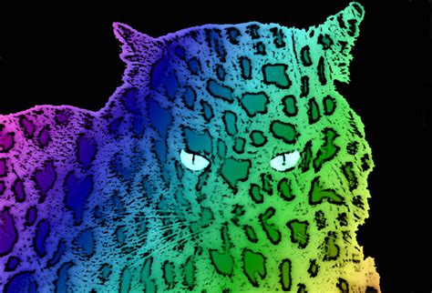 rainbow leopard  jadetarsier  deviantart
