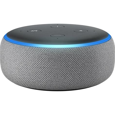 amazon echo dot  generation heather gray bkbk bh