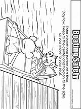 Coloring Pages Boating Safety Printable Educational Recommended Kids sketch template