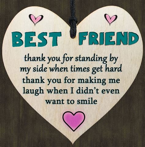 friend gift hanging wall friendship poem sign save  today