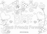 Bff Coloring Pages Print Coloriage Imprimer Friends Color Cute Colorier Friend Girls Kids Friendship Letscolorit Heart Animaux Coloriages Detailed Tableau sketch template
