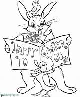 Easter Pages Coloring Bunny Happy Colouring Worksheets Worksheet Printable Kids Printing Help Color Below Click Gaga Lady sketch template