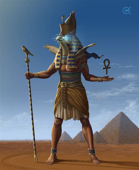 Horus Son Of Osiris And Isis God Of The Sky By Nan1816